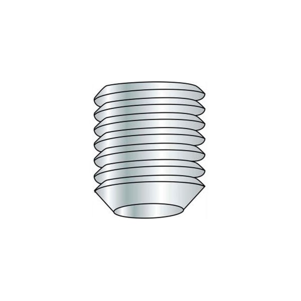 M8 x 1.25 x 8mm - Cup Point Socket Set Screw - 304 Stainless Steel - Pkg of 100